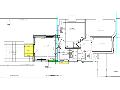 Proposed siteplan for addition